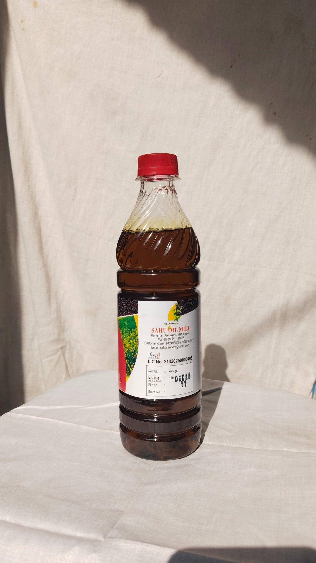 Shri Milan mustard oil 1 bottle (425 g.)